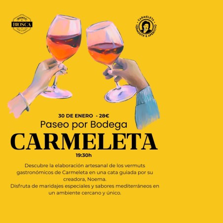 Cata: Paseo por Bodega Carmeleta - 30 Enero