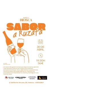 Sabor a Ruzafa - 30 Abril