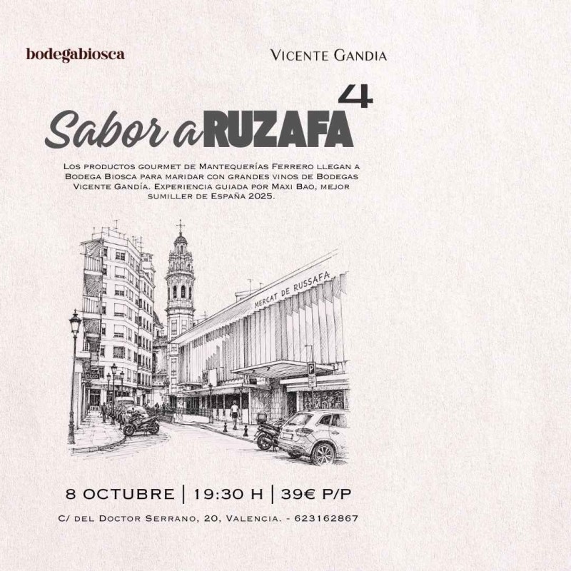 Sabor Ruzafa 4 · Mantequerías Ferrero × Maxi Bao · 8 de octubre